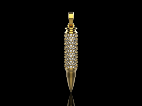 Bullet pendant model 944 Modelo de Impressão 3D