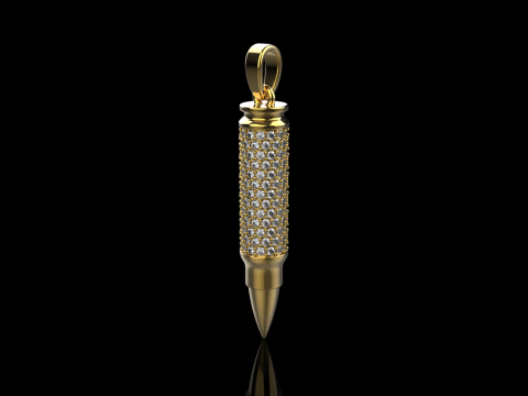 Bullet pendant model 944 Modelo de Impressão 3D
