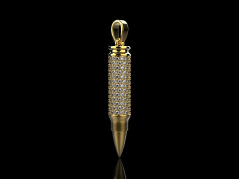 Bullet pendant model 944 Modelo de Impressão 3D