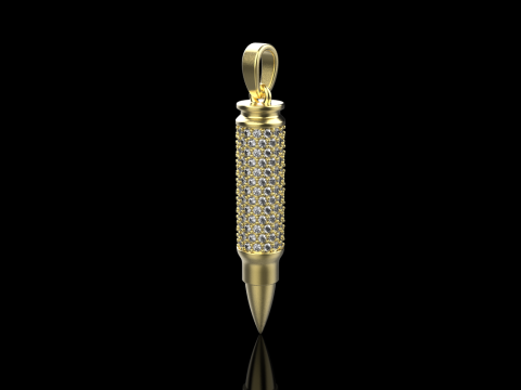 Bullet pendant model 944 Modelo de Impressão 3D