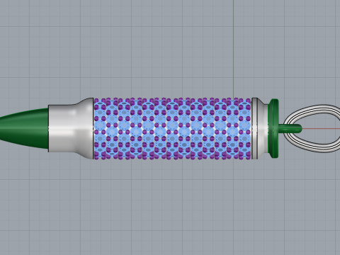 Bullet pendant model 944 Modelo de Impressão 3D