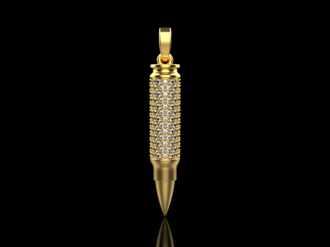 Bullet pendant model 944 Modelo de Impressão 3D