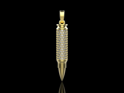 Bullet pendant model 944 Modelo de Impressão 3D