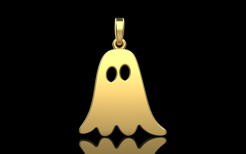 Ghost pendant model 943 Model do druku 3D .c4d .max .obj .3ds .fbx .stl .blend 