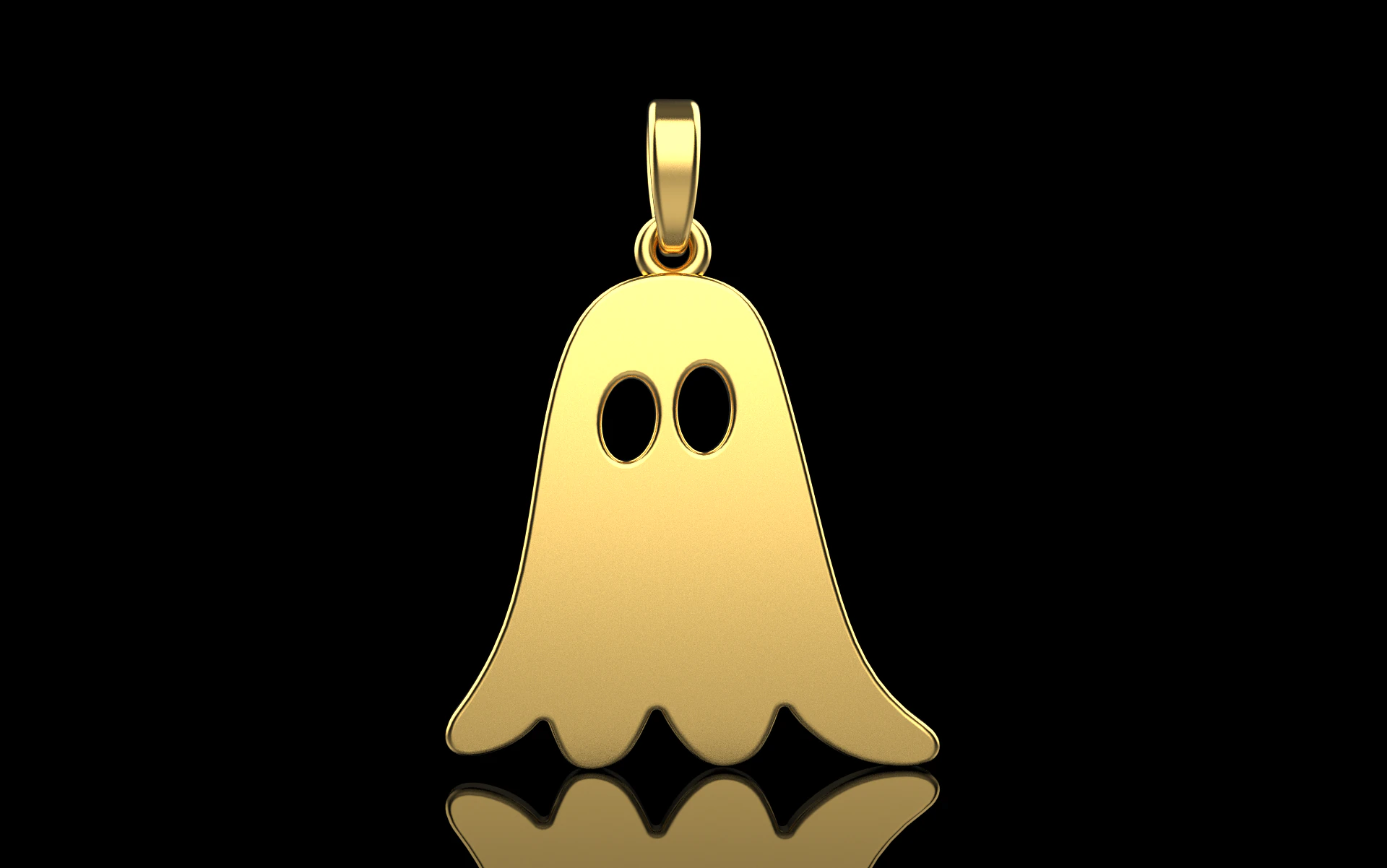 Ghost pendant model 943 3D Print Model .c4d .max .obj .3ds .fbx .stl .blend 