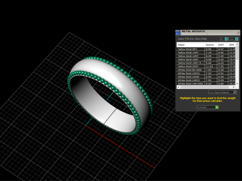 Wedding rings model 942 Modèles 3D en vedette