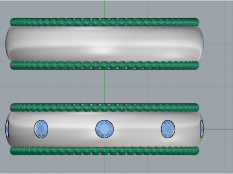 Wedding rings model 942 Modèles 3D en vedette