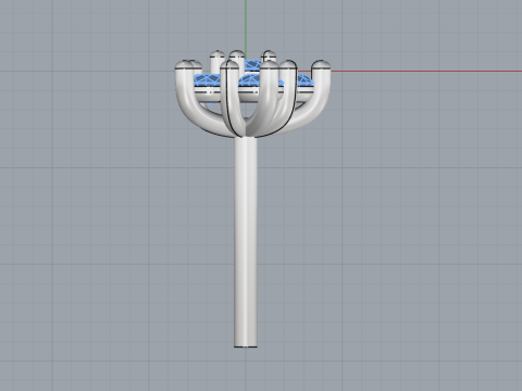 Stud earring model 941 Modèles 3D en vedette
