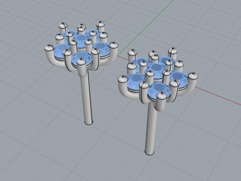 Stud earring model 941 Modèles 3D en vedette