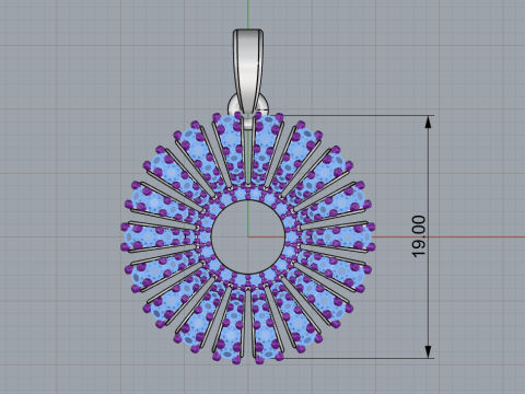 Palm pendant model 940 3D प्रिंट मॉडल