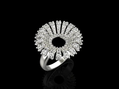 Palm ring model 939 3D Print Model