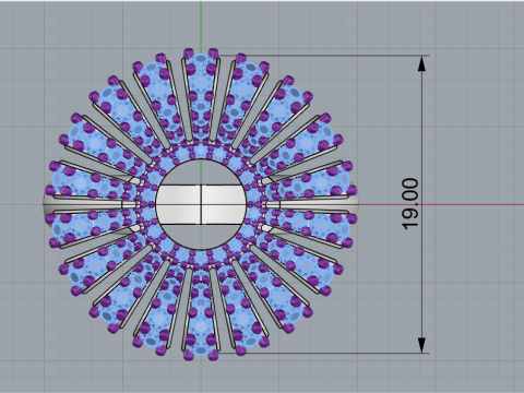 Palm ring model 939 3D Принт Модель