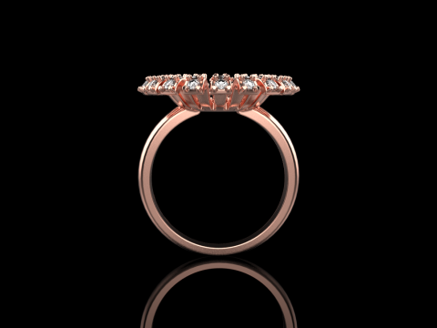 Palm ring model 939 3D Принт Модель