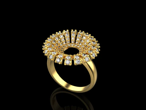 Palm ring model 939 3D Print Model