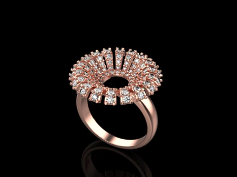 Palm ring model 939 3D Print Model