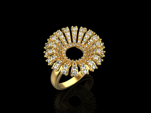 Palm ring model 939 3D Принт Модель