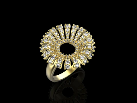 Palm ring model 939 3D Print Model