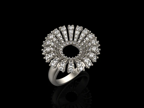 Palm ring model 939 3D Print Model