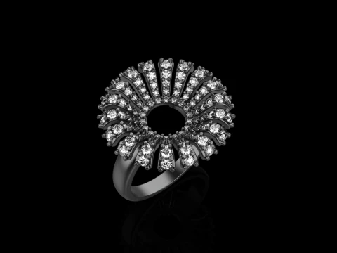 Palm ring model 939 3D Print Model
