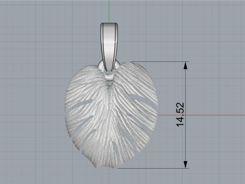 Palm pendant model 938 3D Print Model