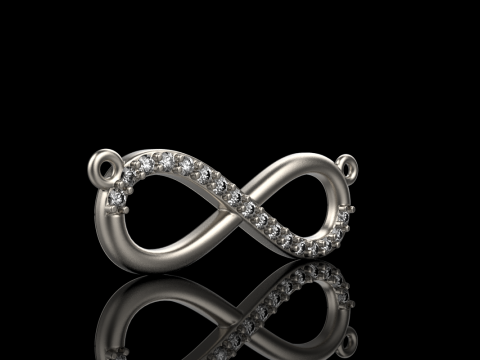 Infinity necklace model 937 3D Print Model