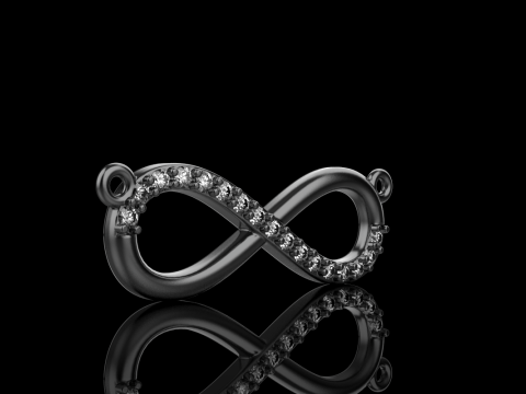 Infinity necklace model 937 3D Print Model