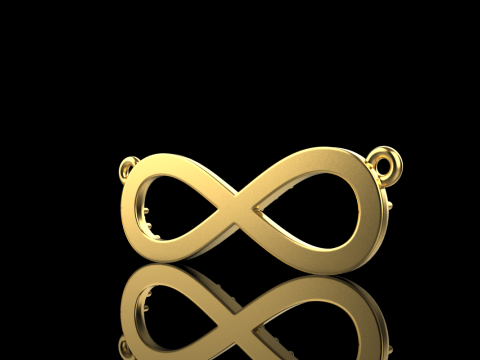 Infinity necklace model 937 3D Print Model