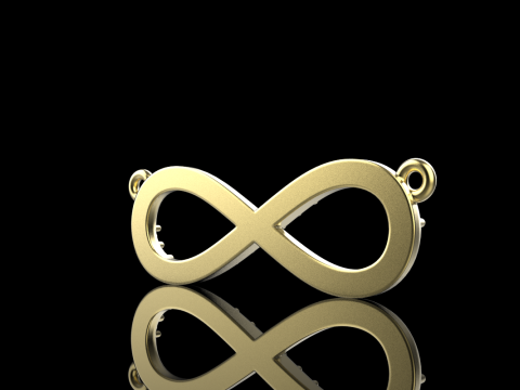 Infinity necklace model 937 3D Print Model