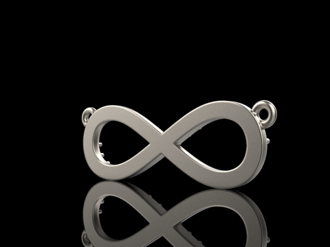 Infinity necklace model 937 3D Print Model