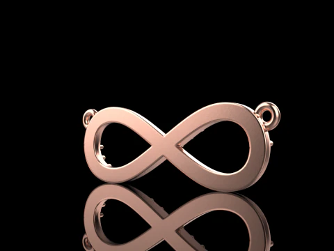 Infinity necklace model 937 3D Print Model