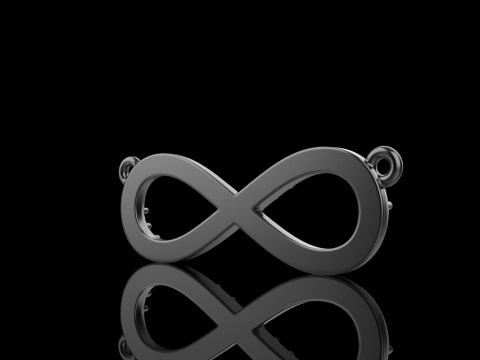Infinity necklace model 937 3D Print Model