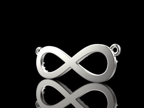 Infinity necklace model 937 3D Print Model