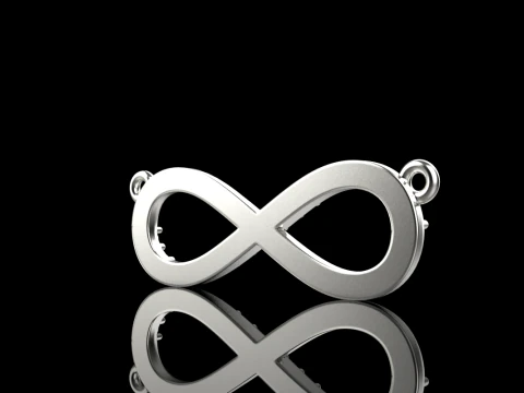 Infinity necklace model 937 3D Print Model
