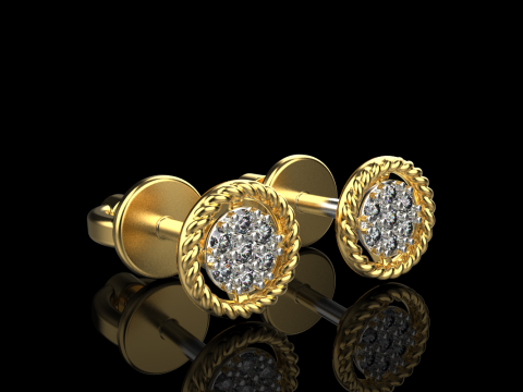 Transformer earring model 936 3D प्रिंट मॉडल