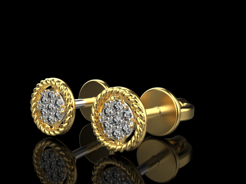 Transformer earring model 936 3D प्रिंट मॉडल
