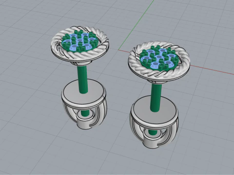 Transformer earring model 936 3D Print Model