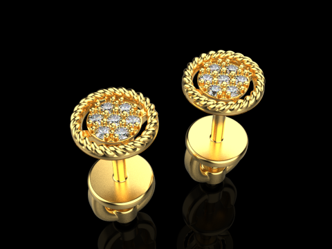 Transformer earring model 936 3D प्रिंट मॉडल