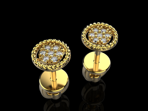 Transformer earring model 936 3D प्रिंट मॉडल