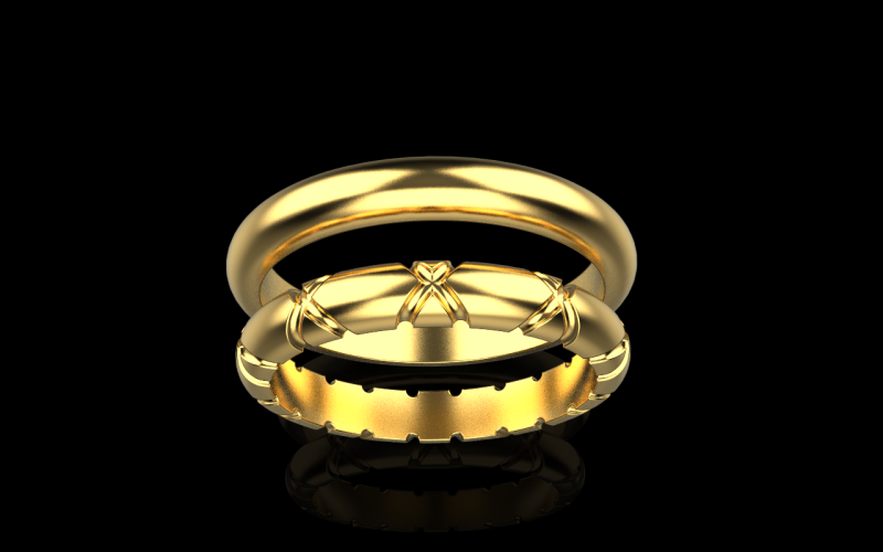Wedding ring model 934 3Dプリントモデル .c4d .max .obj .3ds .fbx .stl .blend