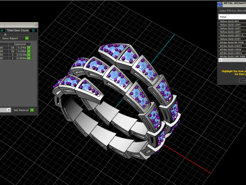 Serpenti ring model 933 3D Print Model