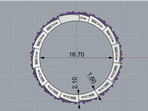 Serpenti ring model 933 3D Print Model