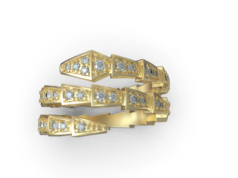 Serpenti ring model 933 3D Print Model
