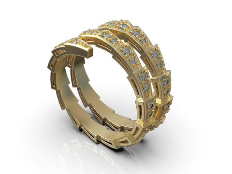 Serpenti ring model 933 Modello di stampa 3D