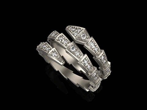 Serpenti ring model 933 3D Print Model