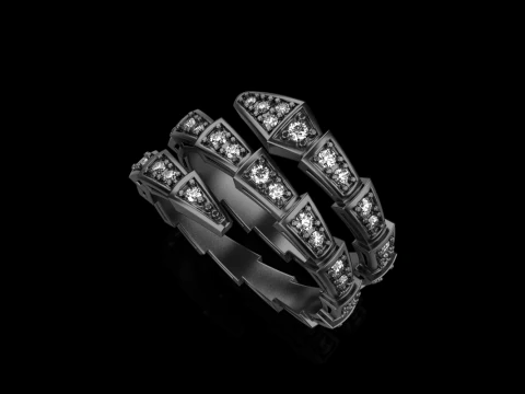 Serpenti ring model 933 3D Print Model