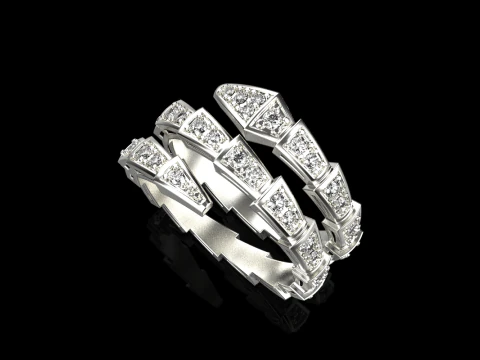 Serpenti ring model 933 3D Print Model