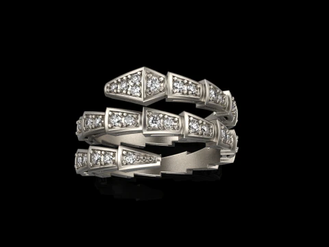 Serpenti ring model 933 3D Print Model