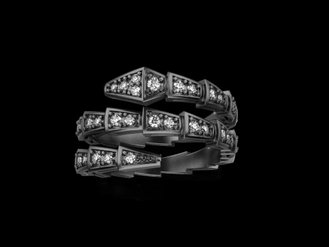 Serpenti ring model 933 3D Print Model