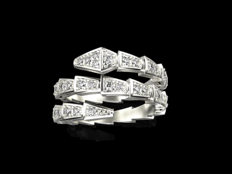 Serpenti ring model 933 3D Print Model