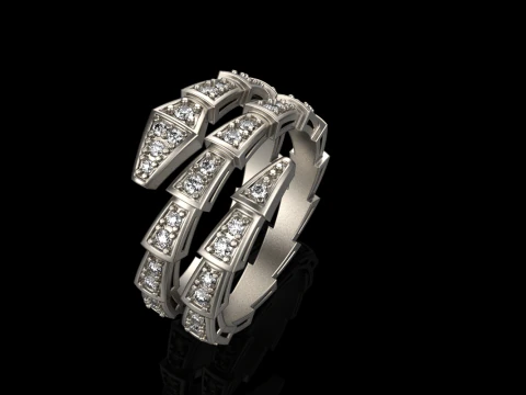 Serpenti ring model 933 3D Print Model